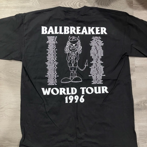 🔥 Vintage ACDC 1996 Ballbreaker Tour Shirt 🔥 - Picture 3 of 6